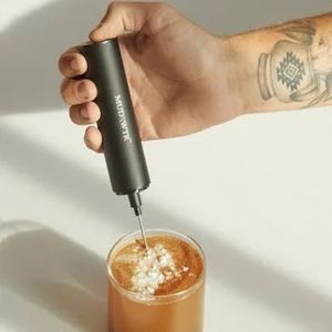 NIB MUD\WTR Frother Wand Whip, Stainless Steel, USB Rechargeable - New in Box